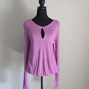 Women's Pink Long Sleeve Top